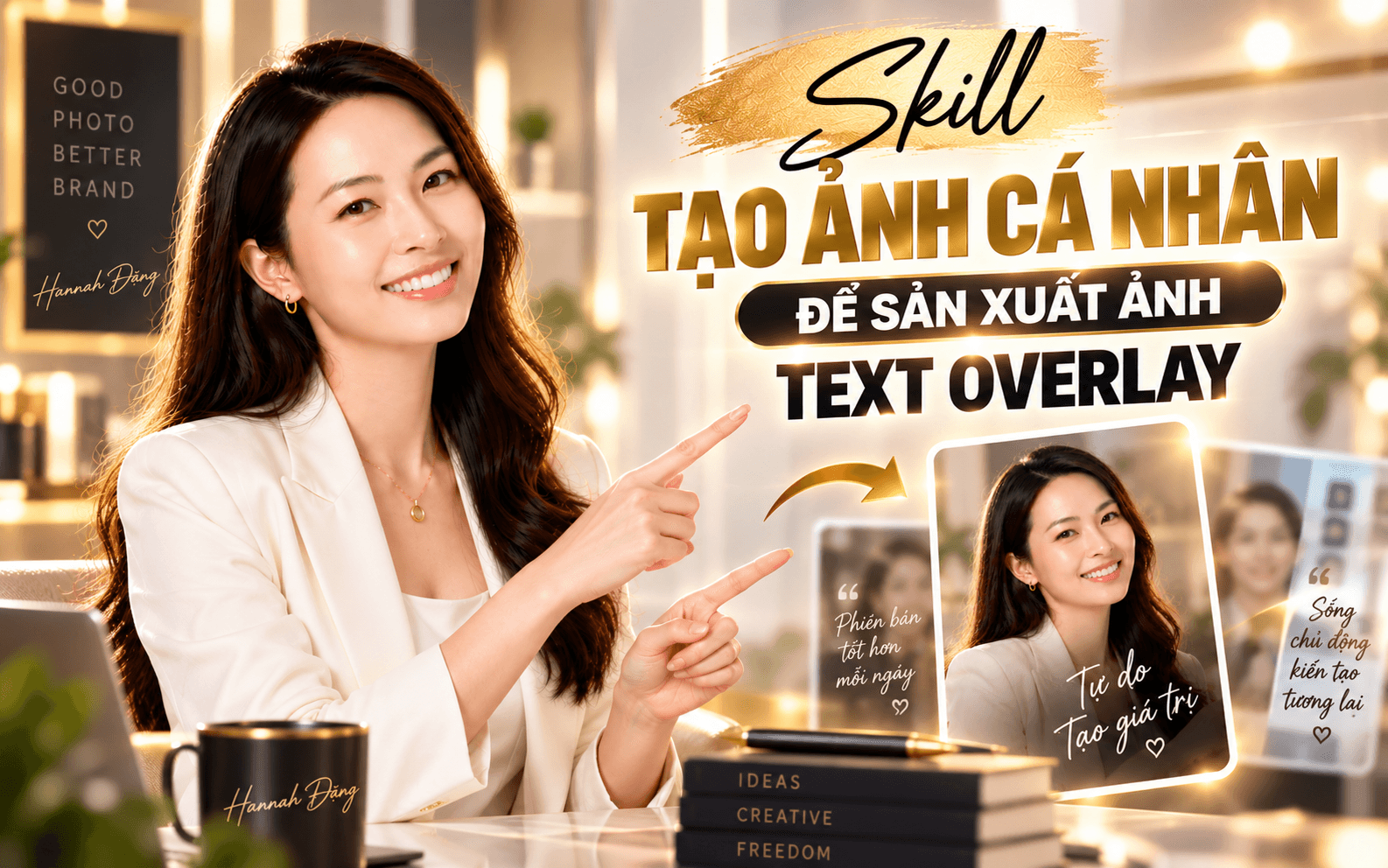 Skill Tạo Ảnh dạng Text-Overlay
